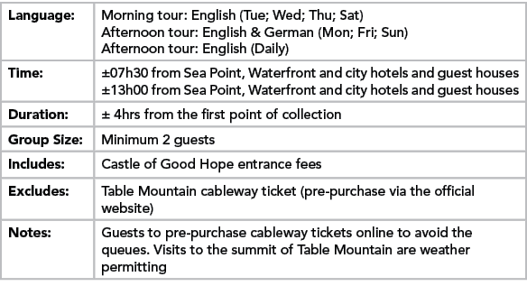 Language:,Morning tour: English (Tue; Wed; Thu; Sat) Afternoon tour: English & German (Mon; Fri; Sun) Afternoon tour:...