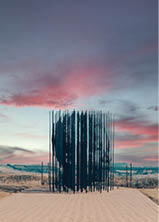 Nelson Mandela Capture Site (Steel sculpture marking the arrest site of South Africa's renowned leader in 1962.) Created by Marco Cianfanelli and Jeremy Rose.