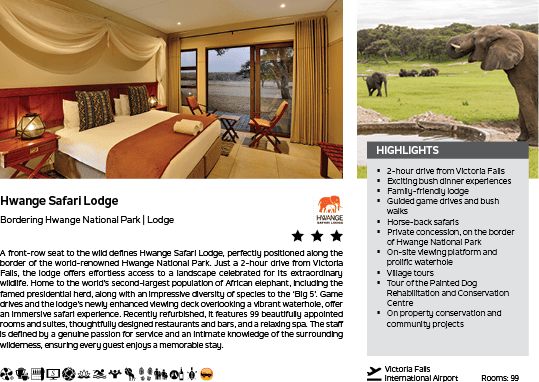 An advertisement for a safari lodge in Africa. AI generated content