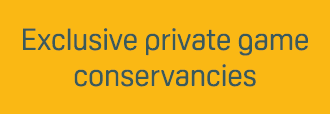Exclusive private game conservancies 