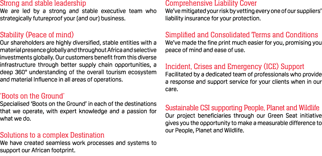 Strong and stable leadership We are led by a strong and stable executive team who strategically futureproof your (and...