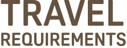 Travel requirements
