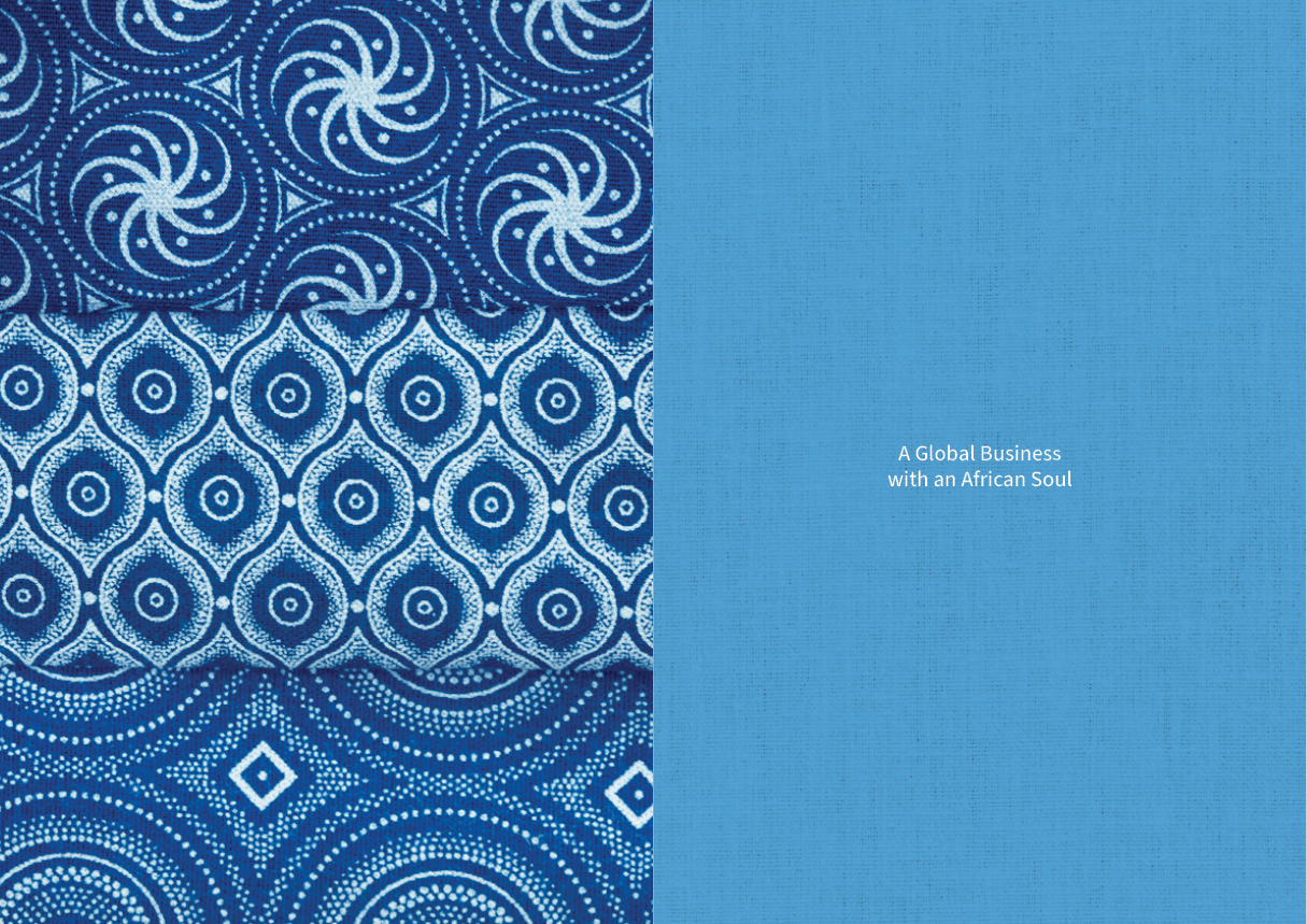 A blue and white patterned cloth with a blue background. Description generated by AI