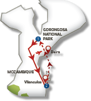 A map of South Africa with a red line drawn through it. AI generated content