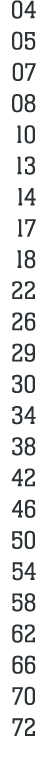 04 05 07 08 10 13 14 17 18 22 26 29 30 34 38 42 46 50 54 58 62 66 70 72