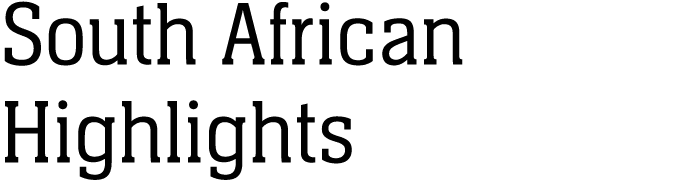 South African Highlights