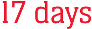 17 days