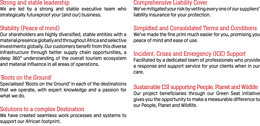 Strong and stable leadership We are led by a strong and stable executive team who strategically futureproof your (and...