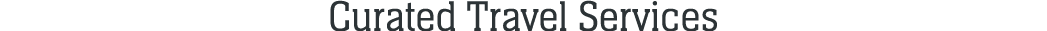 Curated Travel Services