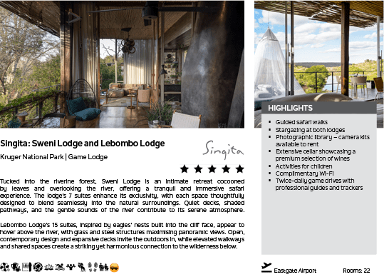 A brochure for a resort with a picture of a lodge and a description of the resort. Description generated by AI