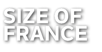 SIZE OF FRANCE