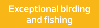 Exceptional birding and fishing