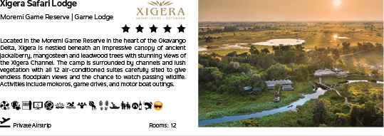 A picture of a lodge with a sunset in the background. Description generated by AI