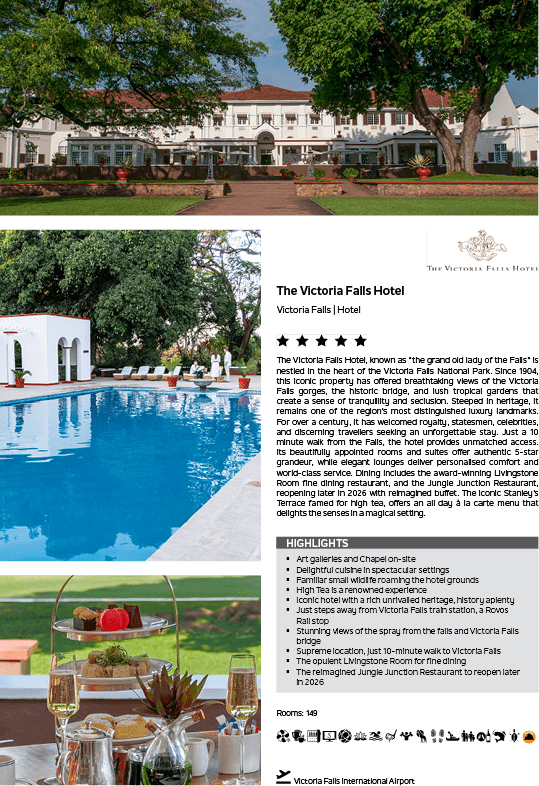 A hotel advertisement with a picture of a pool and a description of the hotel. Description generated by AI