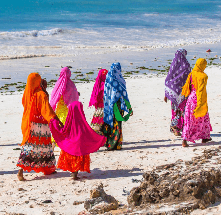 Women at The Beach Zanzibar