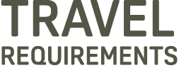 Travel requirements