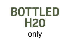 Bottled H20 only