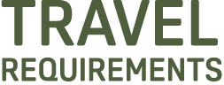 Travel requirements