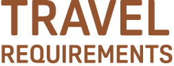 Travel requirements