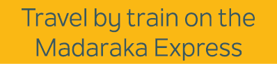 Travel by train on the Madaraka Express