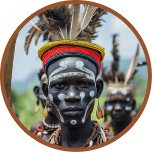 the southern tribes as warriors of ethiopia