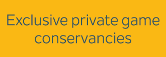 Exclusive private game conservancies 