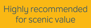 Highly recommended for scenic value