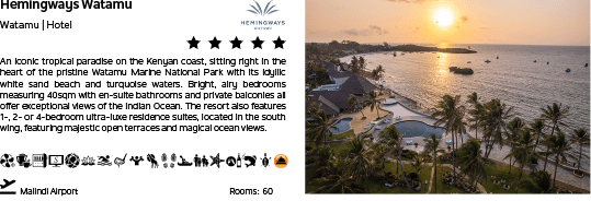 A sunset over the ocean with a hotel in the background. Description generated by AI