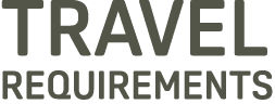 Travel requirements