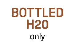 Bottled H20 only