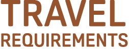 Travel requirements