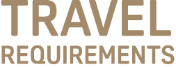 Travel requirements
