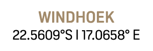 Windhoek 22.5609°S I 17.0658° E