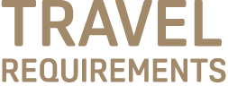 Travel requirements