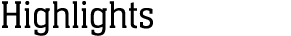 Highlights