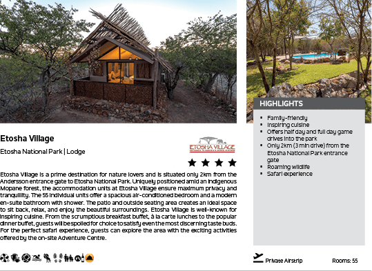 A website page showcasing a lodge with a thatched roof and a pool. AI generated content