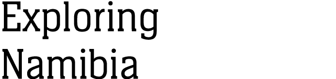 Exploring Namibia