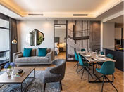 The Onyx – a dramatic repurposing of the iconic Nedbank Building – is a rare and precious opportunity to invest in the residential revival of Cape Town’s historic Heerengracht. These sophisticated, urbane and sexy apartments and penthouses are located in the cultural heart of Cape Town, just 10 minutes’ walk from the V&A Waterfront, and will offer residents a host of compelling lifestyle attractions within easy pedestrian reach. Ranging in size from compact studios of 35 square metres to expansive penthouses with roof gardens and private pools at over 400 square metres, The Onyx offers purchasers a wide choice of sectional title real estate. But whatever suits your lifestyle and your pocket, as an owner – or a resident – you will enjoy access to a suite of services and amenities usually only offered in a luxury hotel.  These include an entertainment deck with an indoor / outdoor swimming pool, a gym, bar and day spa, a first-rate restaurant, valet parking, and a 24-hour concierge service. Other service offerings include housekeeping, laundry, room service, a free daily shuttle to the V&A Waterfront, and optional participation in a hotel-managed rental pool. 