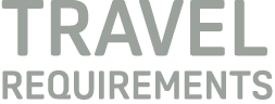 Travel requirements