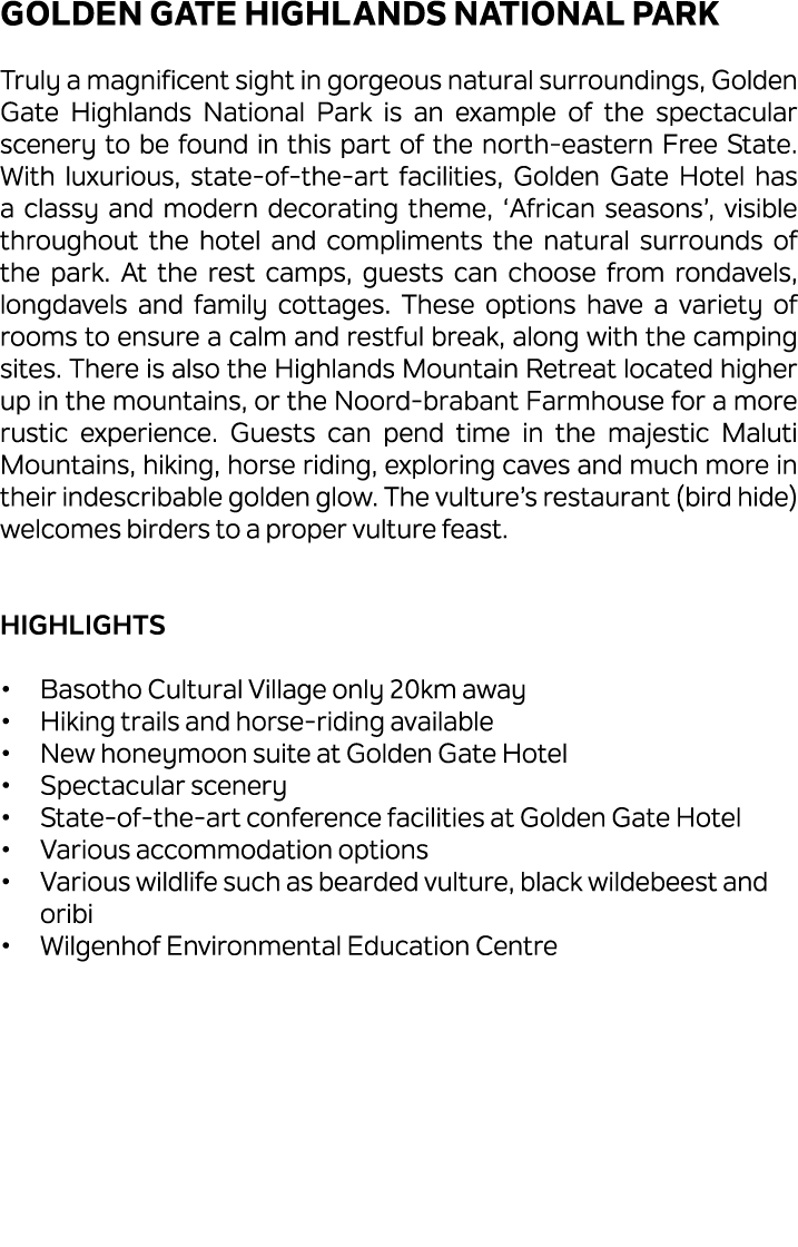 Golden Gate Highlands National Park Truly a magnificent sight in gorgeous natural surroundings, Golden Gate Highlands...