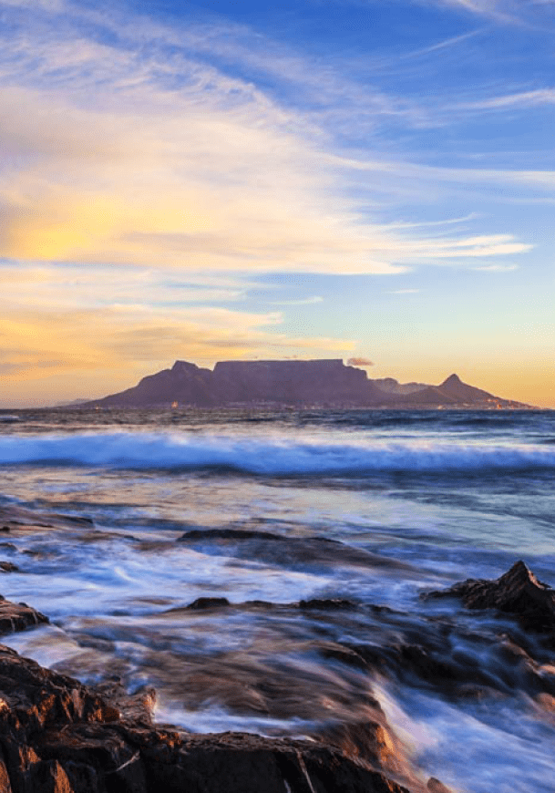 Table Mountain at Sunset, South Africa