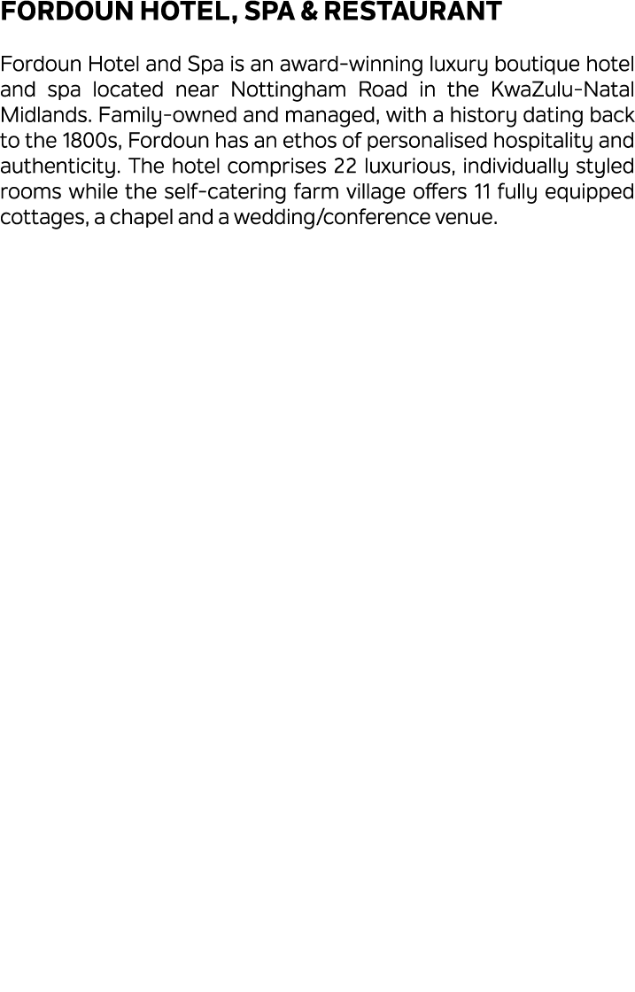 Fordoun Hotel, Spa & Restaurant Fordoun Hotel and Spa is an award winning luxury boutique hotel and spa located near ...