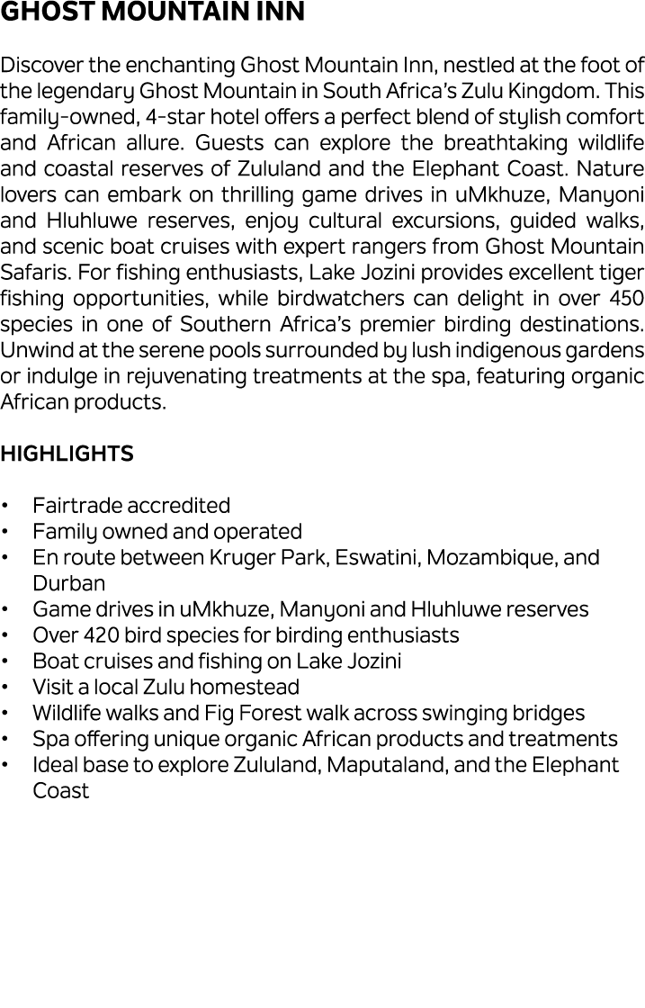 Ghost Mountain Inn Discover the enchanting Ghost Mountain Inn, nestled at the foot of the legendary Ghost Mountain in...