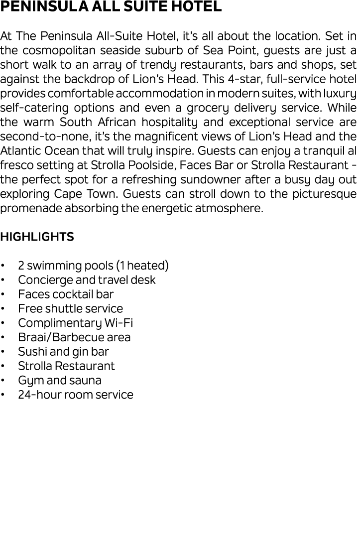 Peninsula All Suite Hotel At The Peninsula All Suite Hotel, it’s all about the location. Set in the cosmopolitan seas...