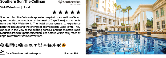 A pool at a hotel. Description generated by AI