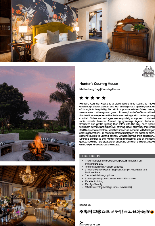 A brochure for a hotel with a picture of a bedroom on the top. Description generated by AI