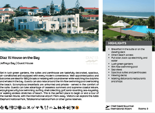 A brochure for the Dizzy 15 House on the Bay. Description generated by AI