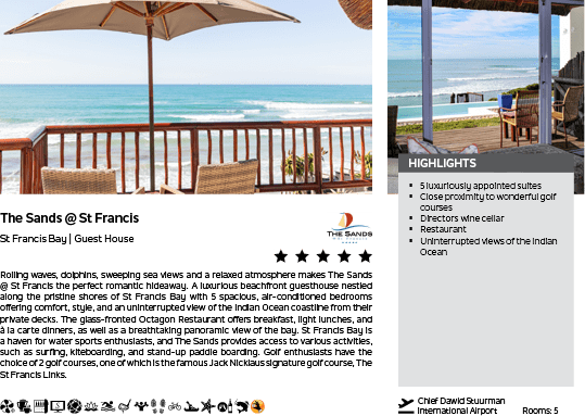 A brochure for the Sand's St. Francis hotel. Description generated by AI