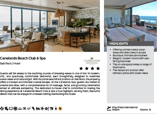 A brochure for the Cariblends Beach & Spa. Description generated by AI