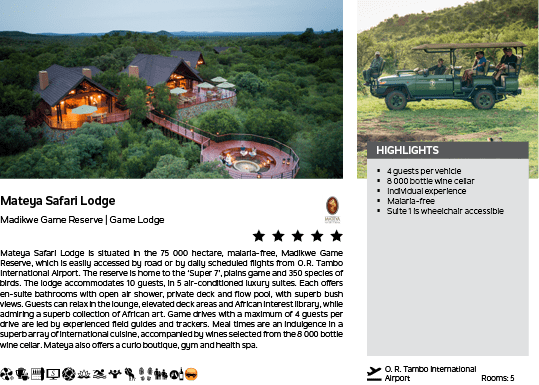 A brochure for a safari lodge with a picture of a house and a jeep. AI generated content